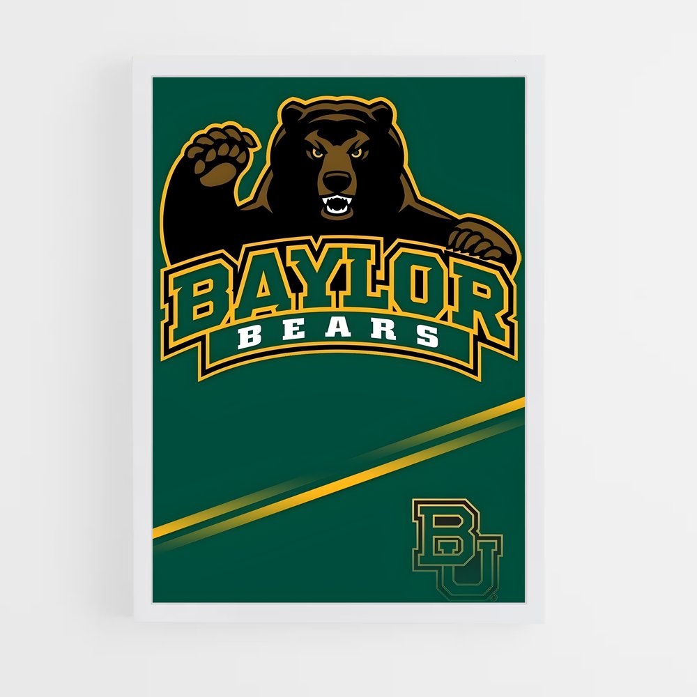 Poster Baylor bears – affiche Basketball (vue 3)